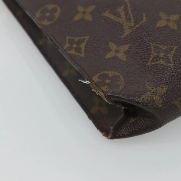 LOUIS VUITTON Monogram Poche Toilette 26 Pouch M47542 LV Auth EC116 - Picture 3 of 15